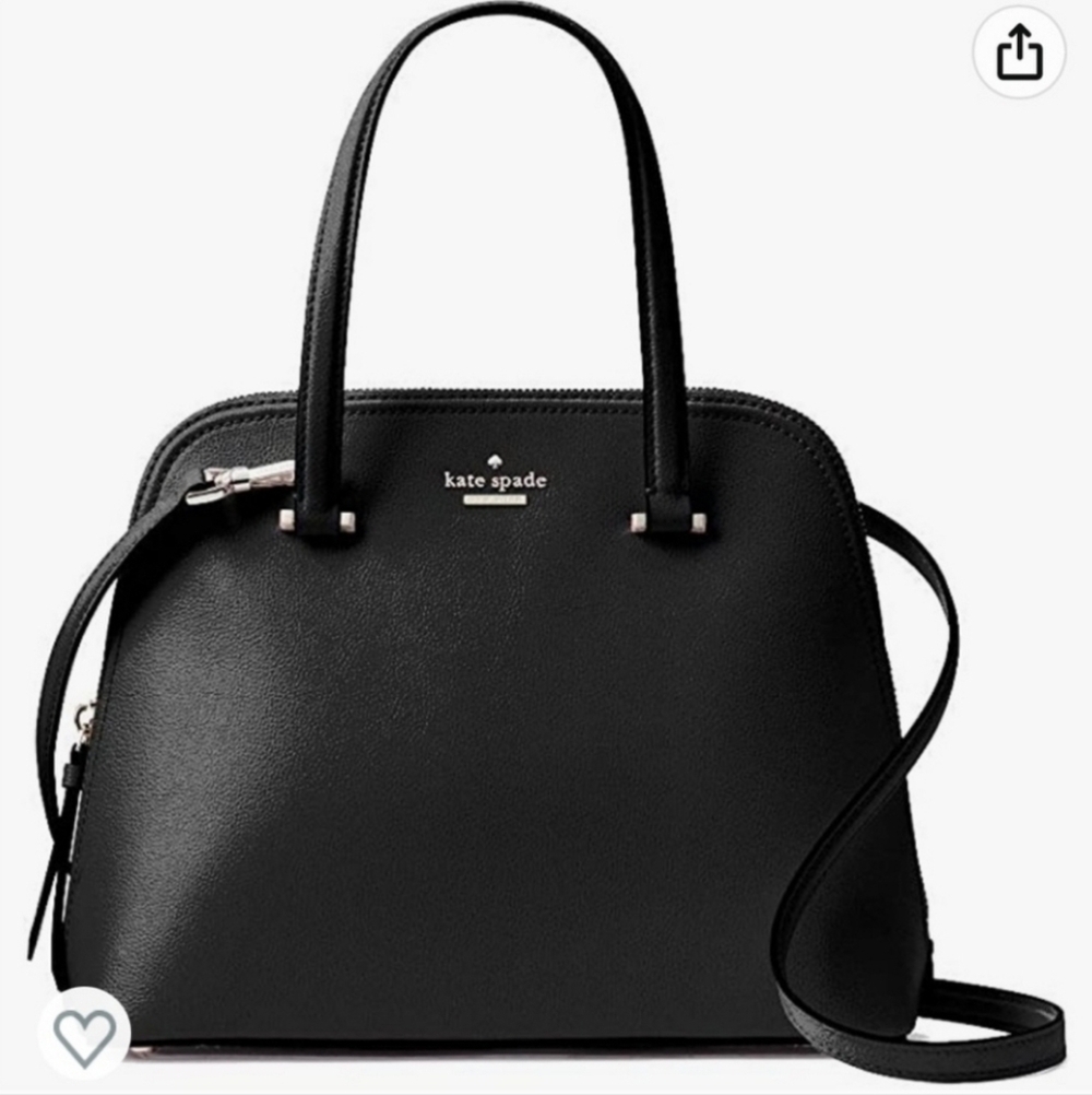 KATE SPADE BLACK BAG PATTERSON DRIVE‎ MEDIUM DOME SATCHEL PURSE GUC
